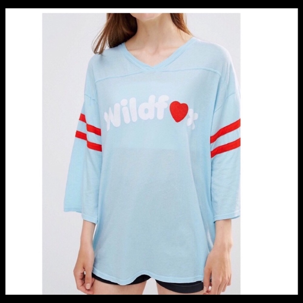 Wildfox Heart Logo Oversized Tee - Picture 4 of 16